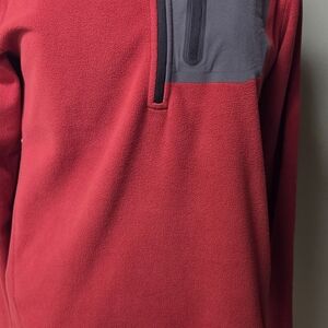 Eddie Bauer Red Fleece Pullover